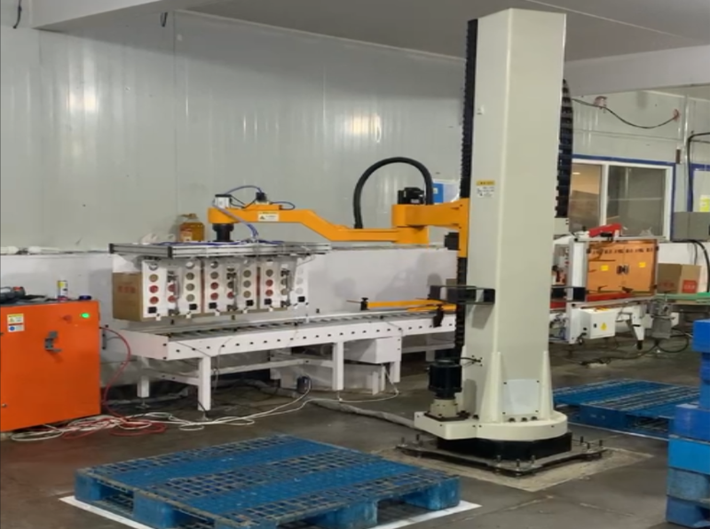 Carton palletizing - three boxes